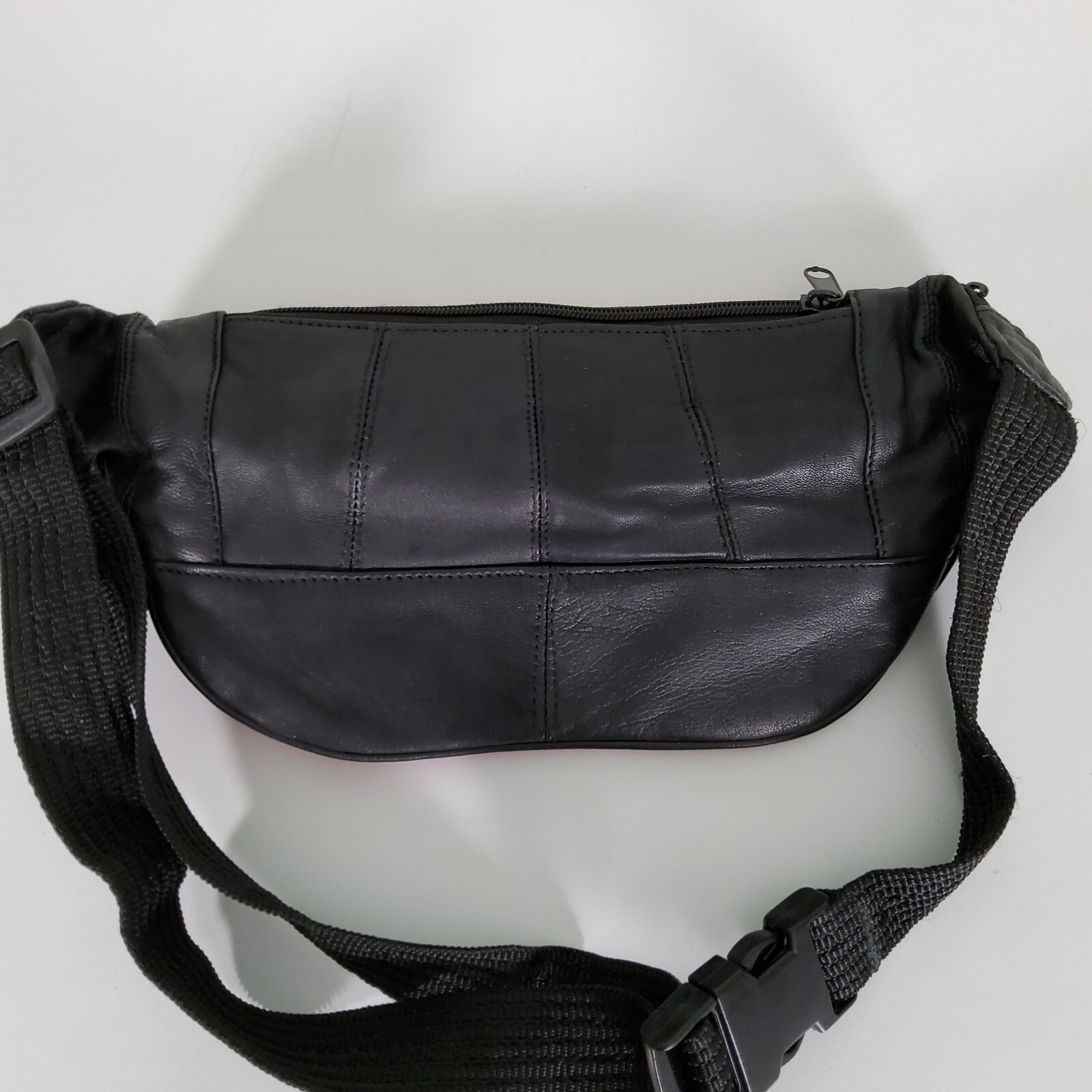 Leather Vintage American Flag Fanny Pack 3 Pockets One Size Fits Most USA