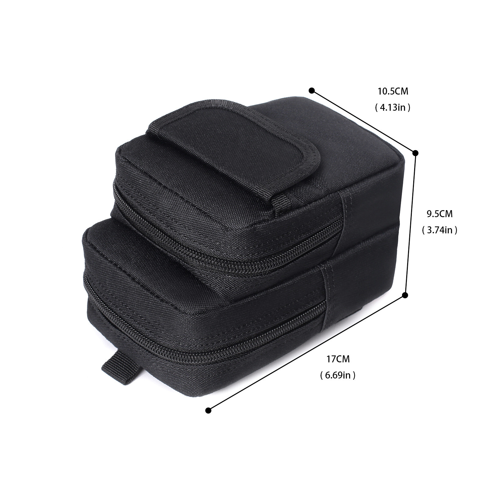 Tactical Molle Pouch EDC Multi-purpose Belt Waist Pack Bag Utility Phone Pocket