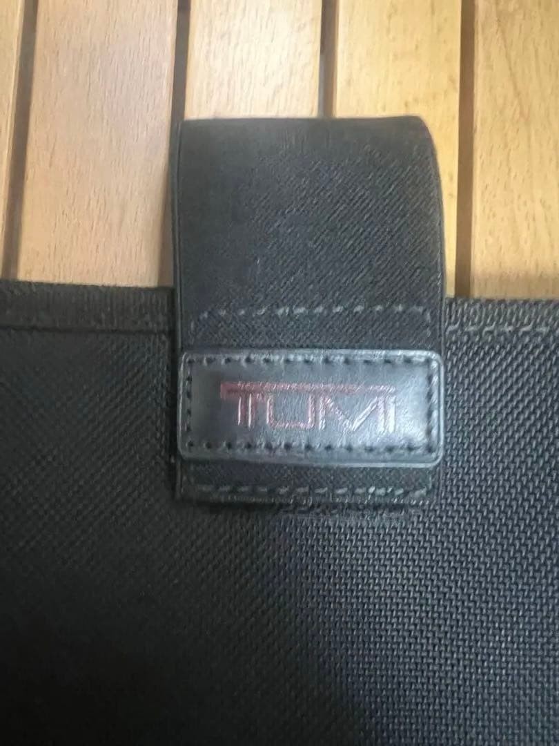 TUMI nylon padded PC case, black, 15.7 x 9.4 inches, used