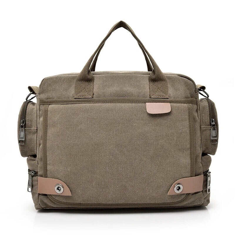 Men’s Crossbody Bag Canvas Shoulder Bag Travel Handbag Leisure Shoulder Bag