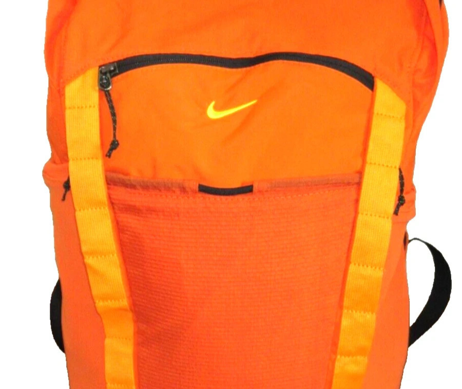 Nike Hike Backpack Travel Bag Safety Orange Black Atomic Green 27L DJ9677-819