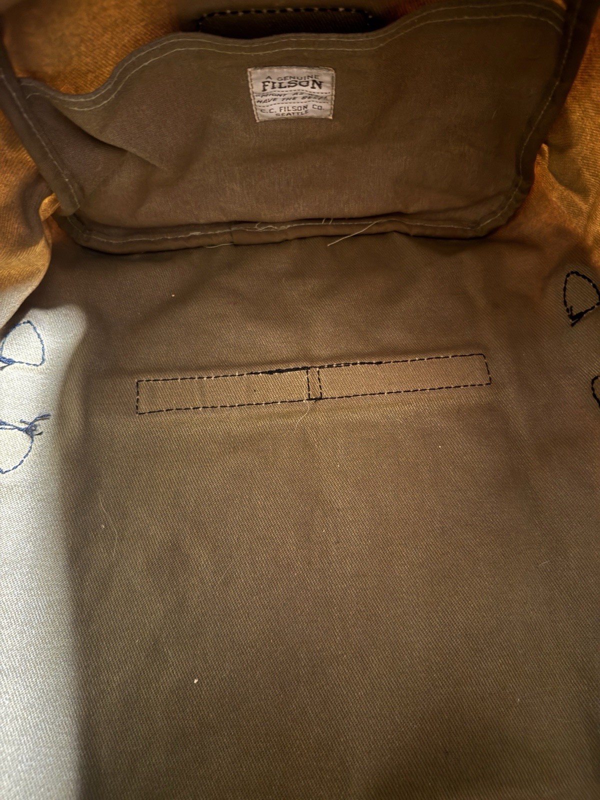 Filson Talon Small Duffle Prototype – Made in USA – No Flap – Rugged Twill