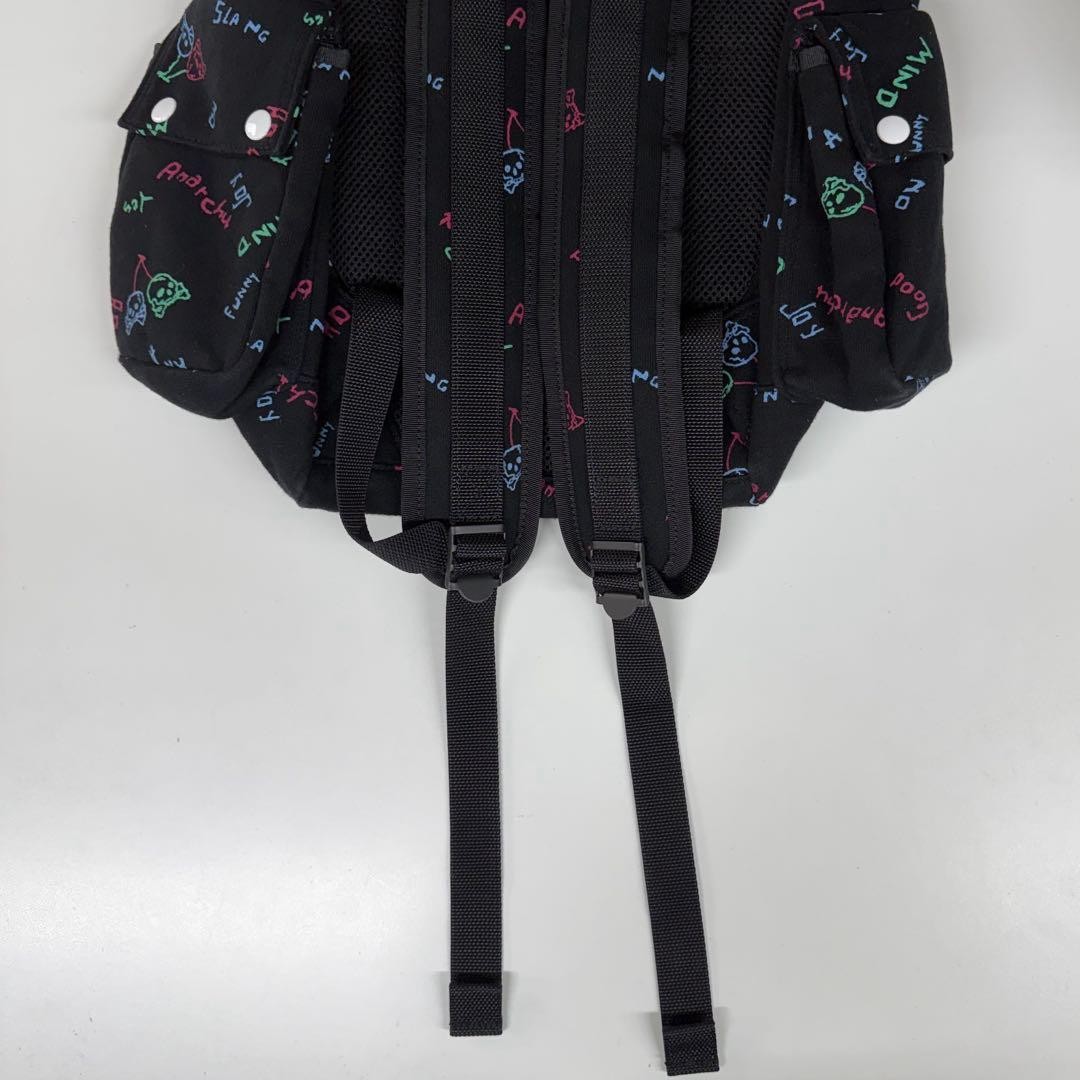 Porter x RNA x atmos Collab Backpack Black with Skull Logo 42cm Used