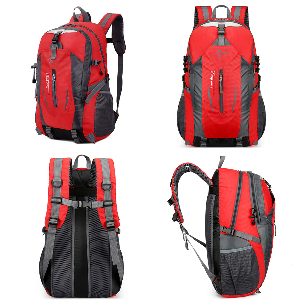 40L Nylon Men Travel Backpack Rucksack Camping Laptop Hiking School Book Bag