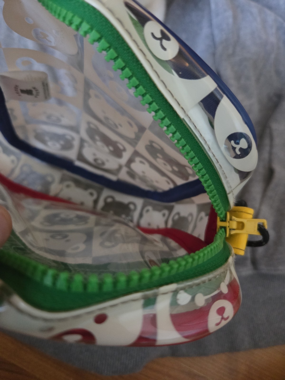 Teddy Fresh Clear Crossbody Bag Red Green White Black