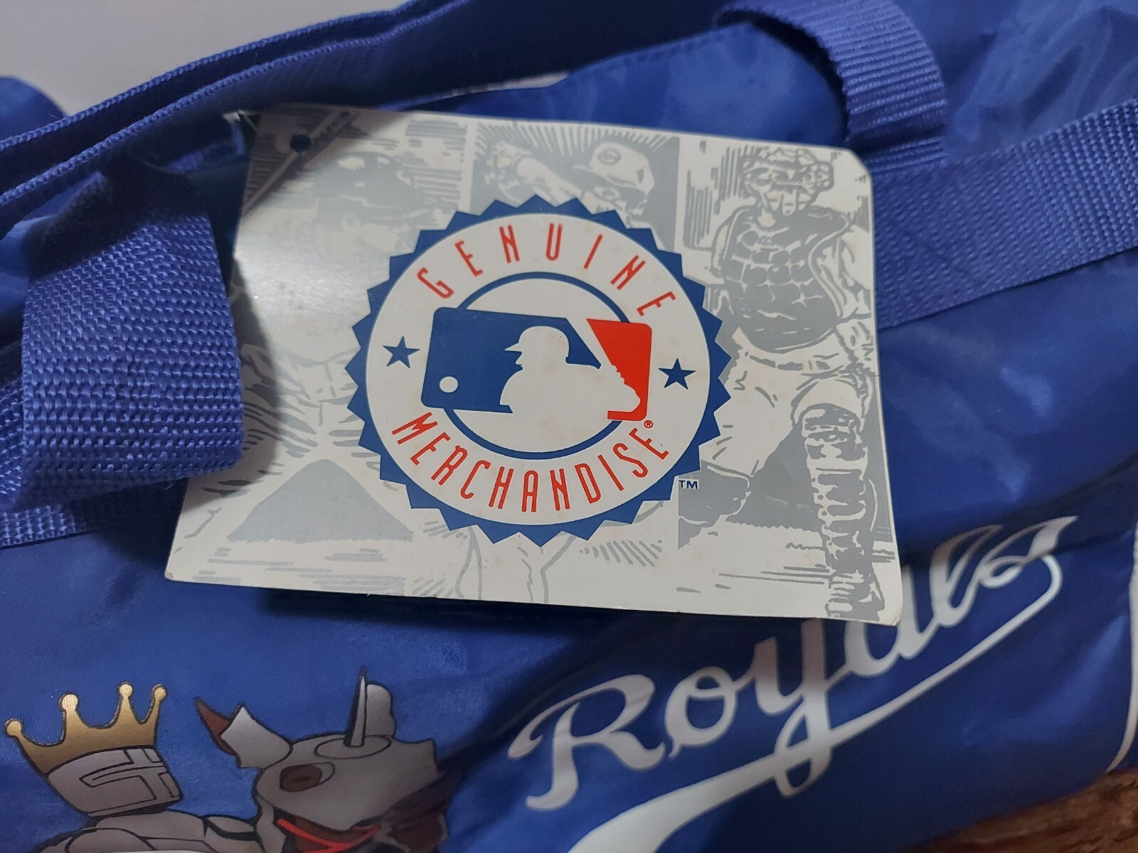 Baseball Bag Kansas City Royals Duffel Vintage 90s New Tags Knight MLB Gym Bag