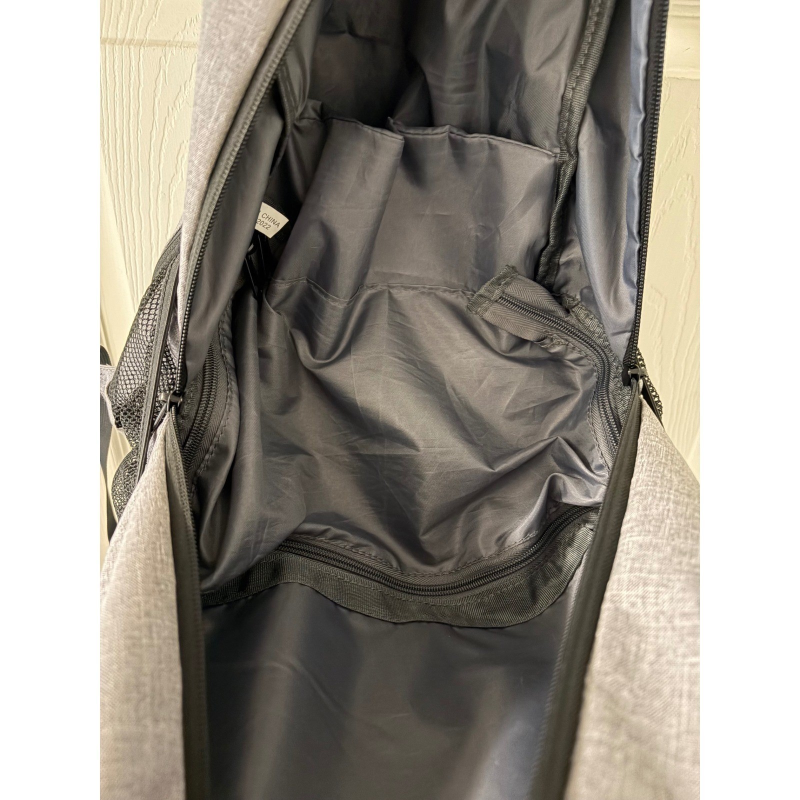 Sucipi Gray Laptop Backpack Travel School Work Book Bag USB Charging Port