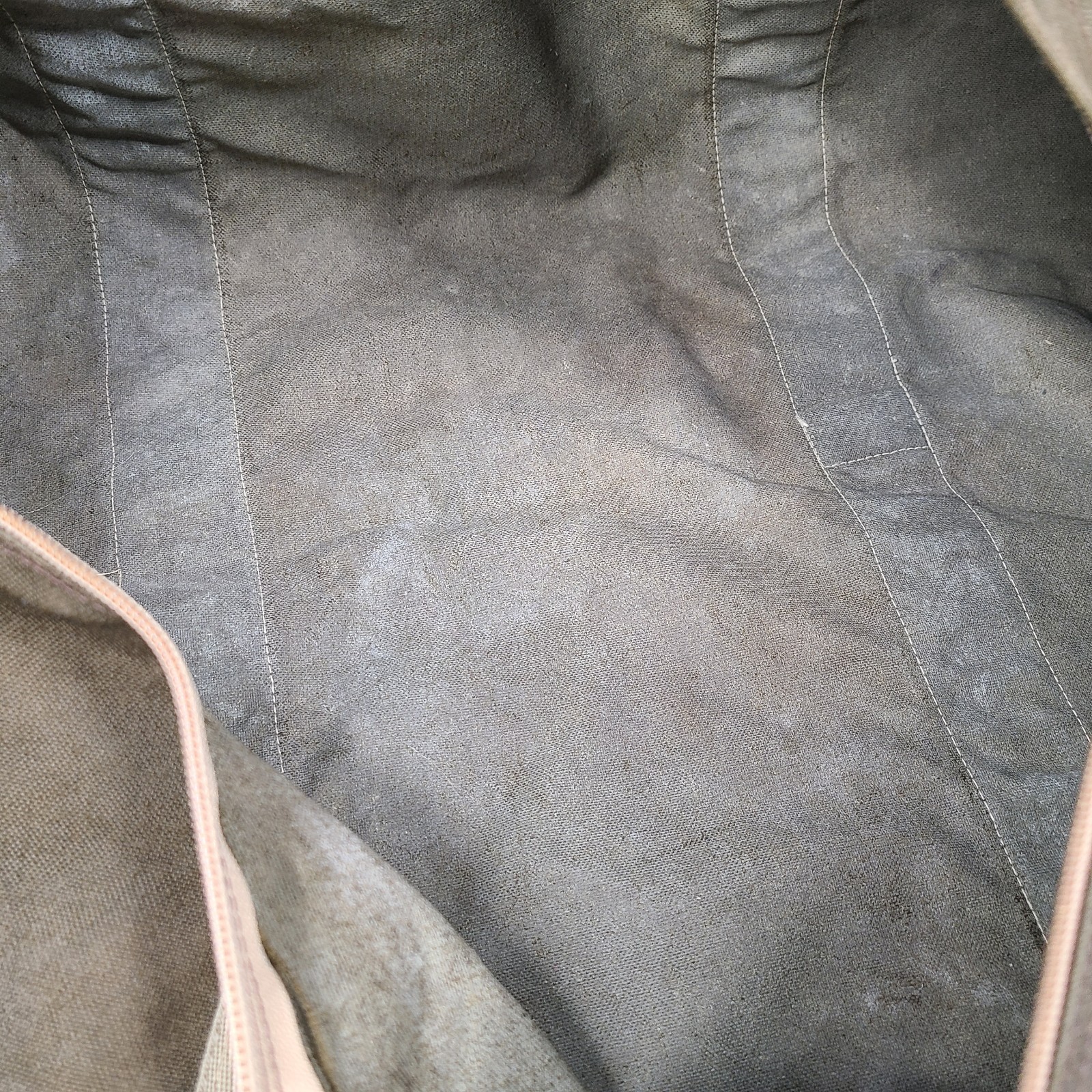 Vintage 80s BOYT Olive Canvas Duffel Lightweight Bag USA Iowa