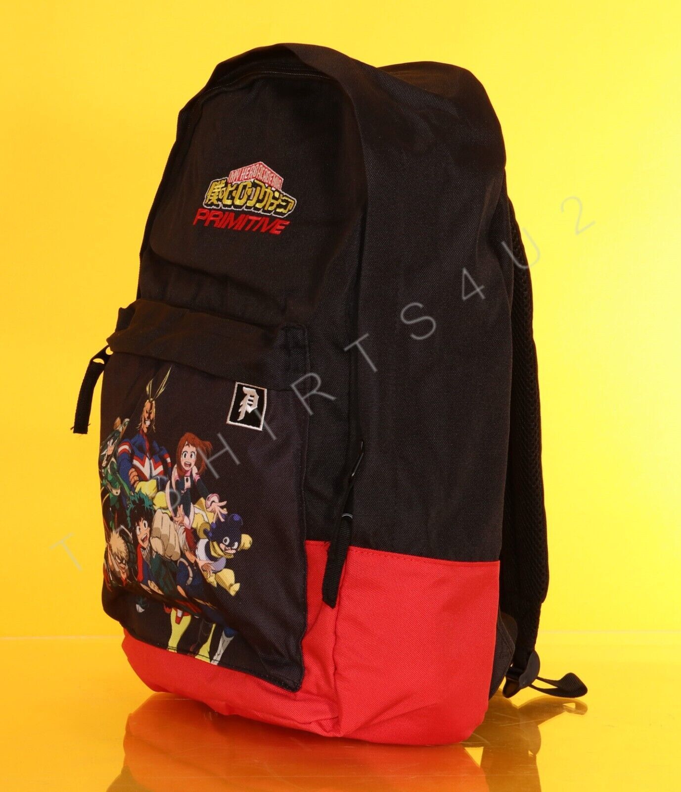 Primitive My Hero Academia Backpack Japanese Anime Black