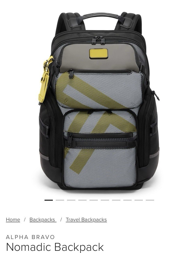 Tumi Alpha Bravo Nomadic Backpack $795 Reflective T