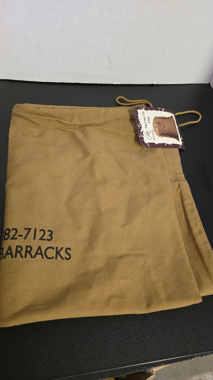 Rothco Geeen Cotton Canvas Drawstring Barracks Bag 24×32
