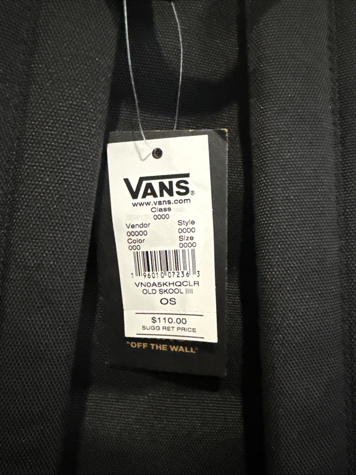 VANS OLD SKOOL IIIl Transparent Pearl – See Thru – Clear Burlap Backpack New