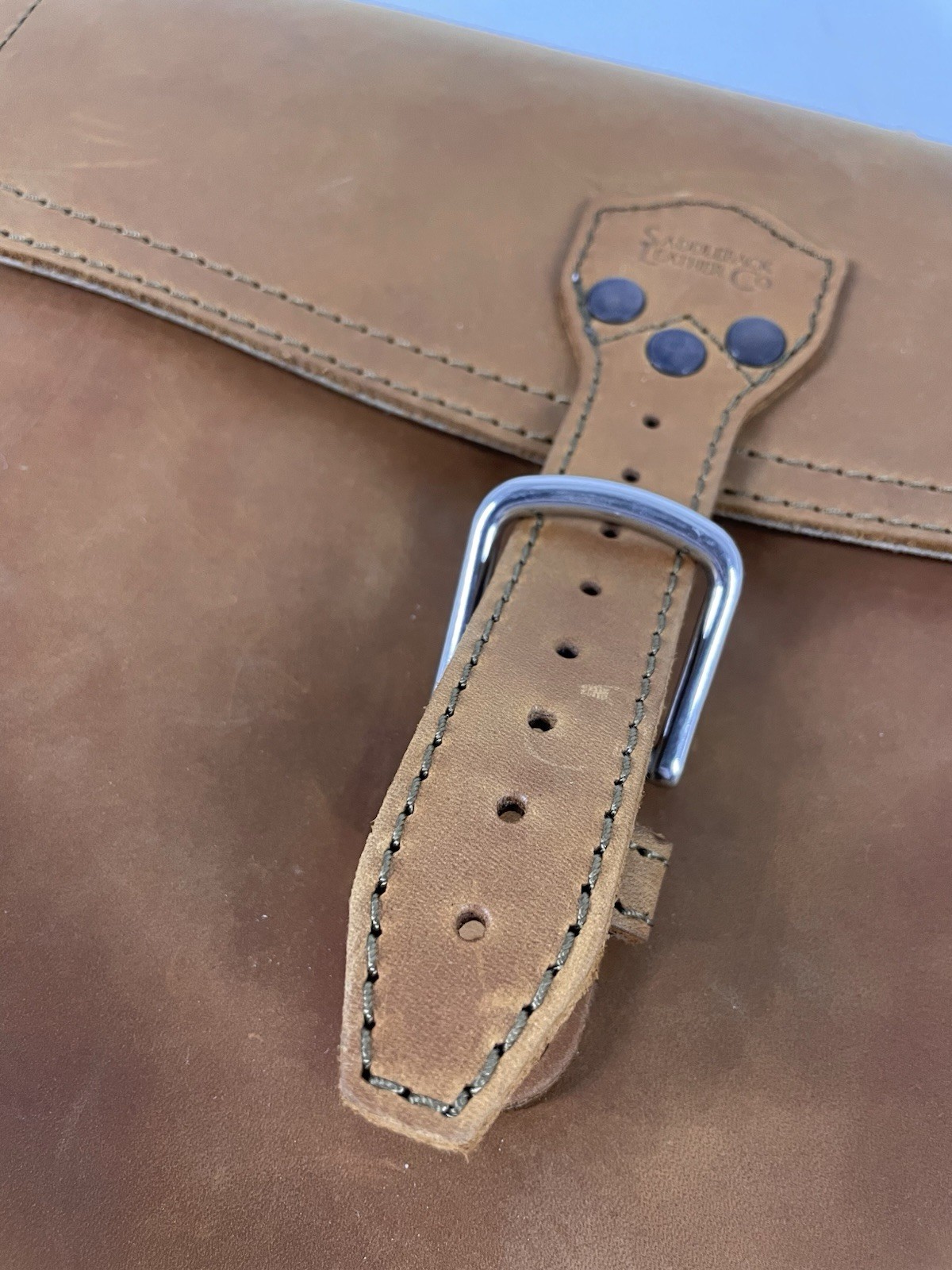 Saddleback Leather Co Fourteener Thin Tobacco Leather Briefcase