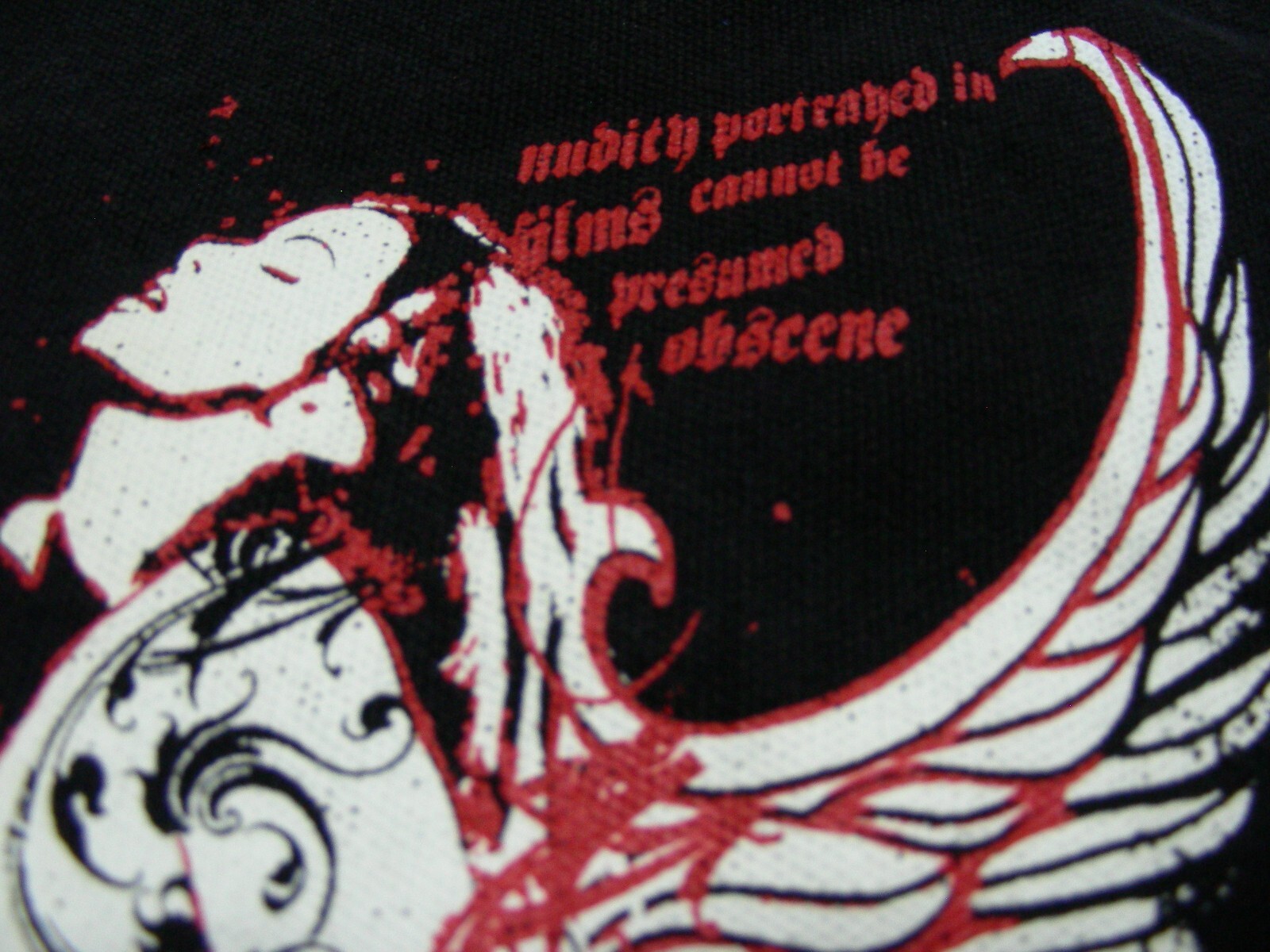 HUSTLER – Larry Flint – Black Screen Printed – Super Rare Book Bag!