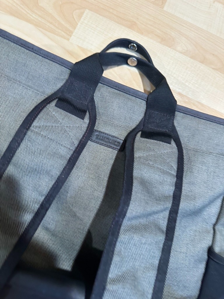 Timbuk2 messenger bag tote pack Noe Pannier check gray cycling bike carrier