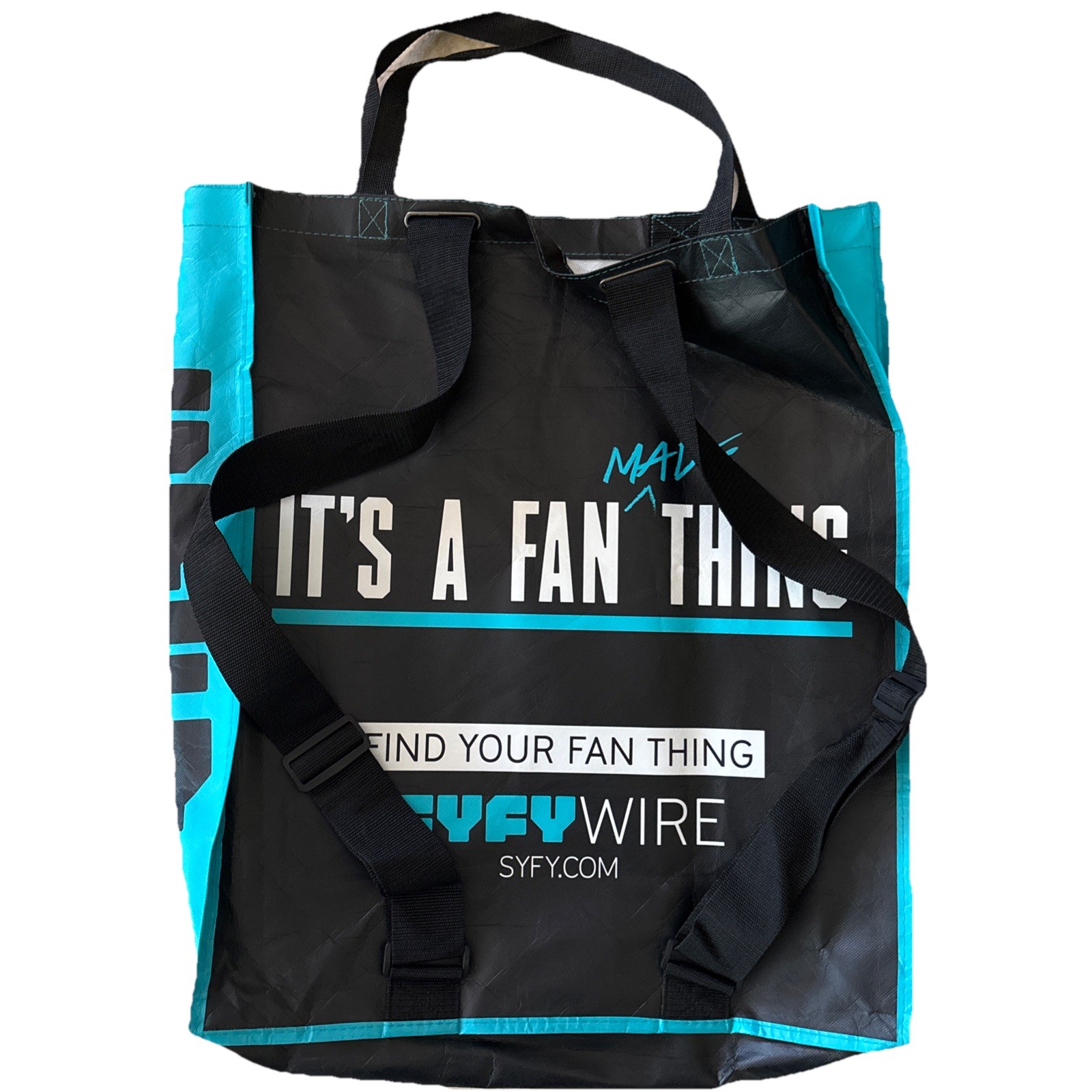SDCC 2018 Exclusive SYFY fan art by Ein Lee Tote Bag Swag Bag Backpack Comic Con