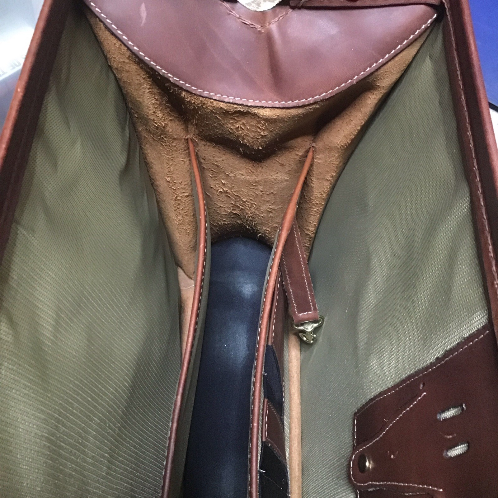 Vintage Leather SCHLESINGER Doctor Attorney Briefcase Attache Bag