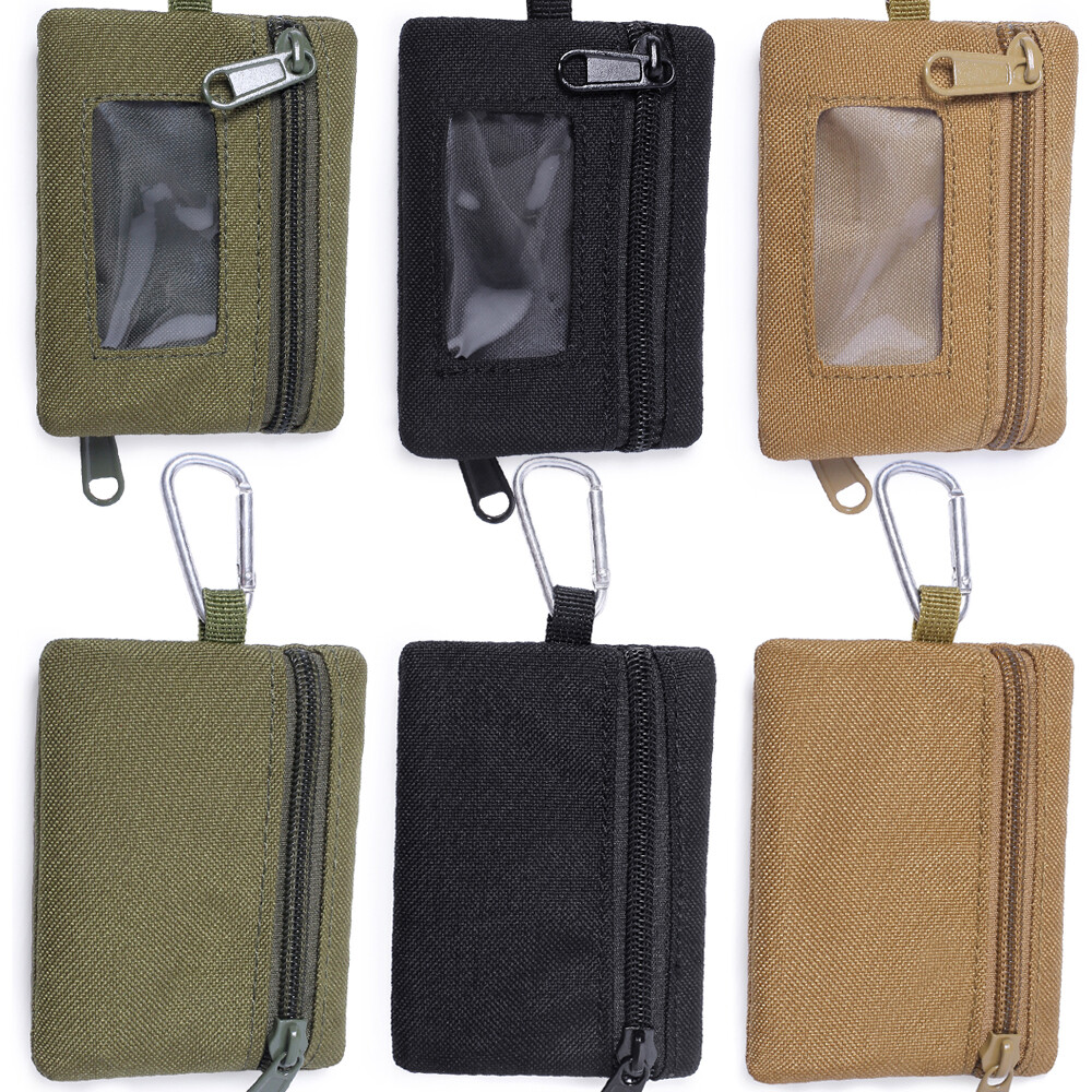 Tactical Military Mini Bag Earphone Key Coin Holder Waist Wallet Molle EDC Pouch