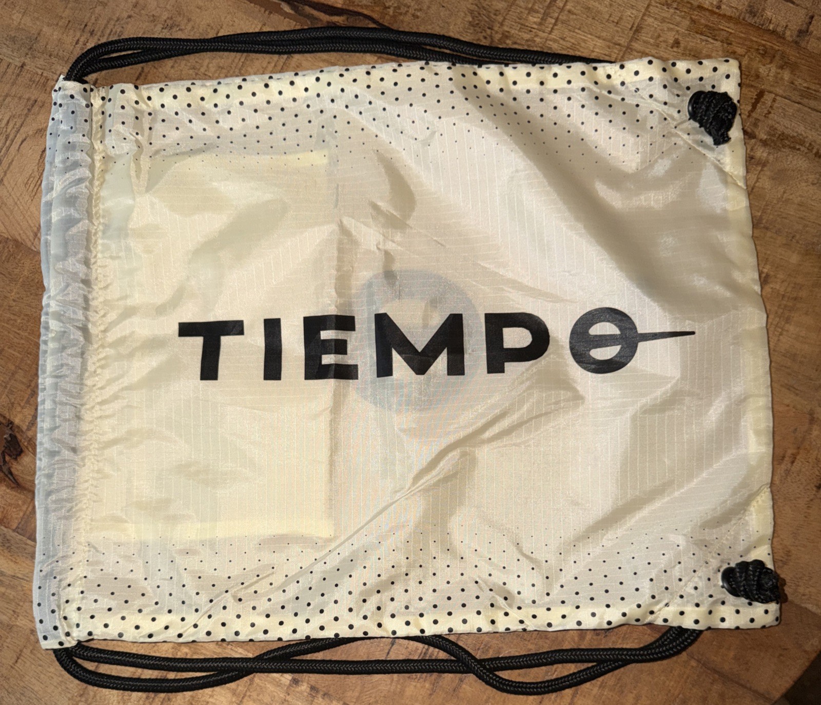 Nike Tiempo Lemonade Yellow / Black Dust Bag For Elite Soccer Cleats 16 X 13 In