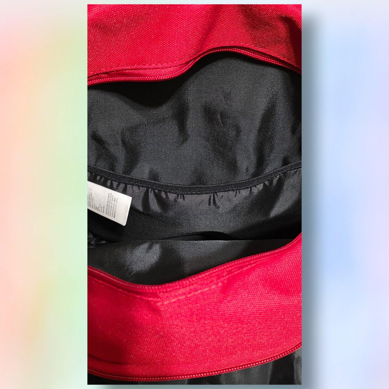 NEW Jordan Air Essentials Jumpman Gym Red Black Backpack Bag 9A0670-H24