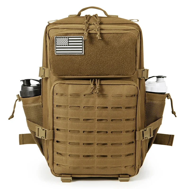 45L Tactical Backpack Outdoor Hiking Camping Survival Rucksack Travel School Bag