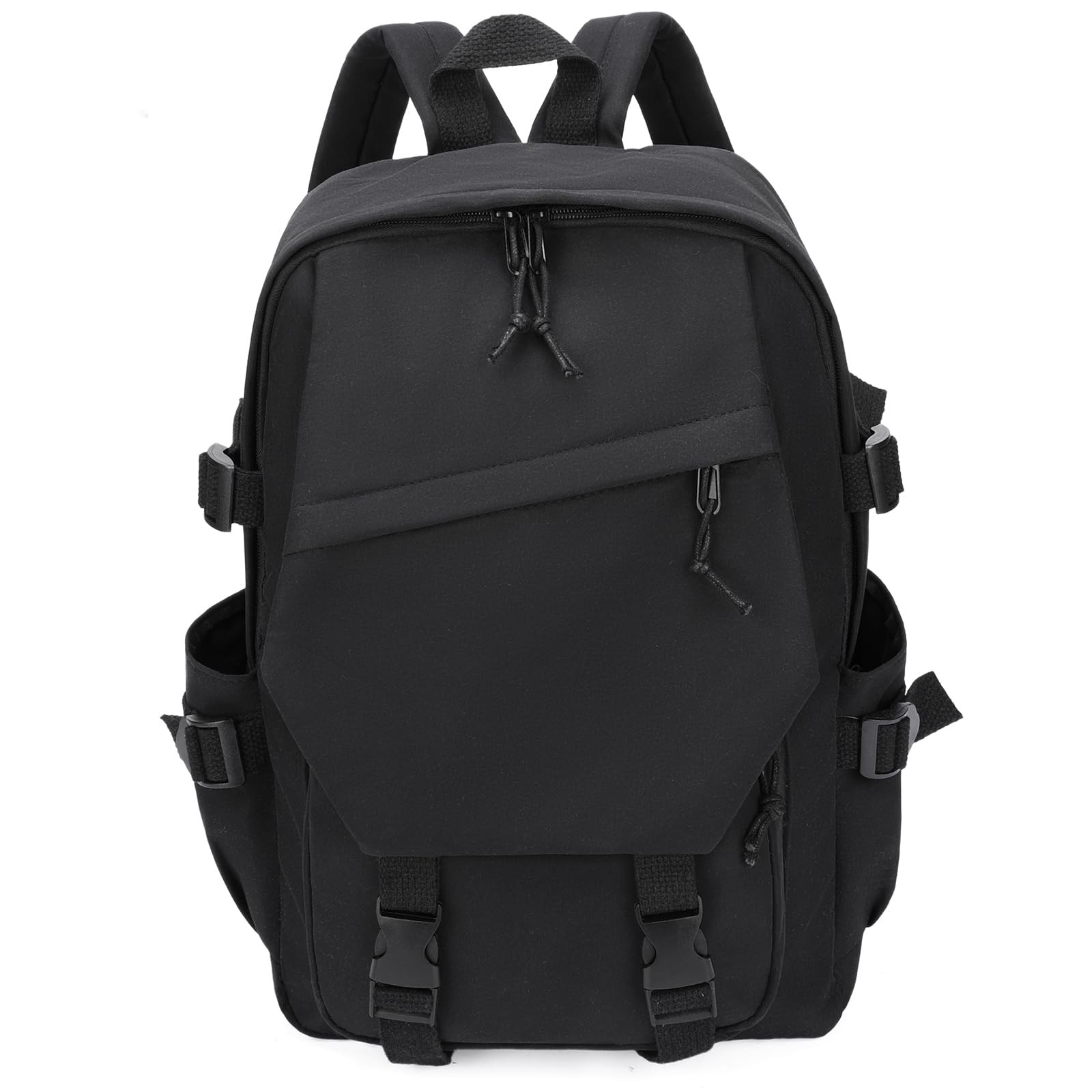 Classical Basic Travel Backpack Lightweight Workout Sports Casual Daypack Black