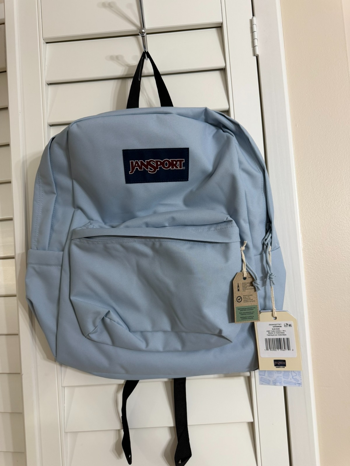 Jansport Superbreak Backpack Blue Dusk Lightweight Premium Backpack NWT