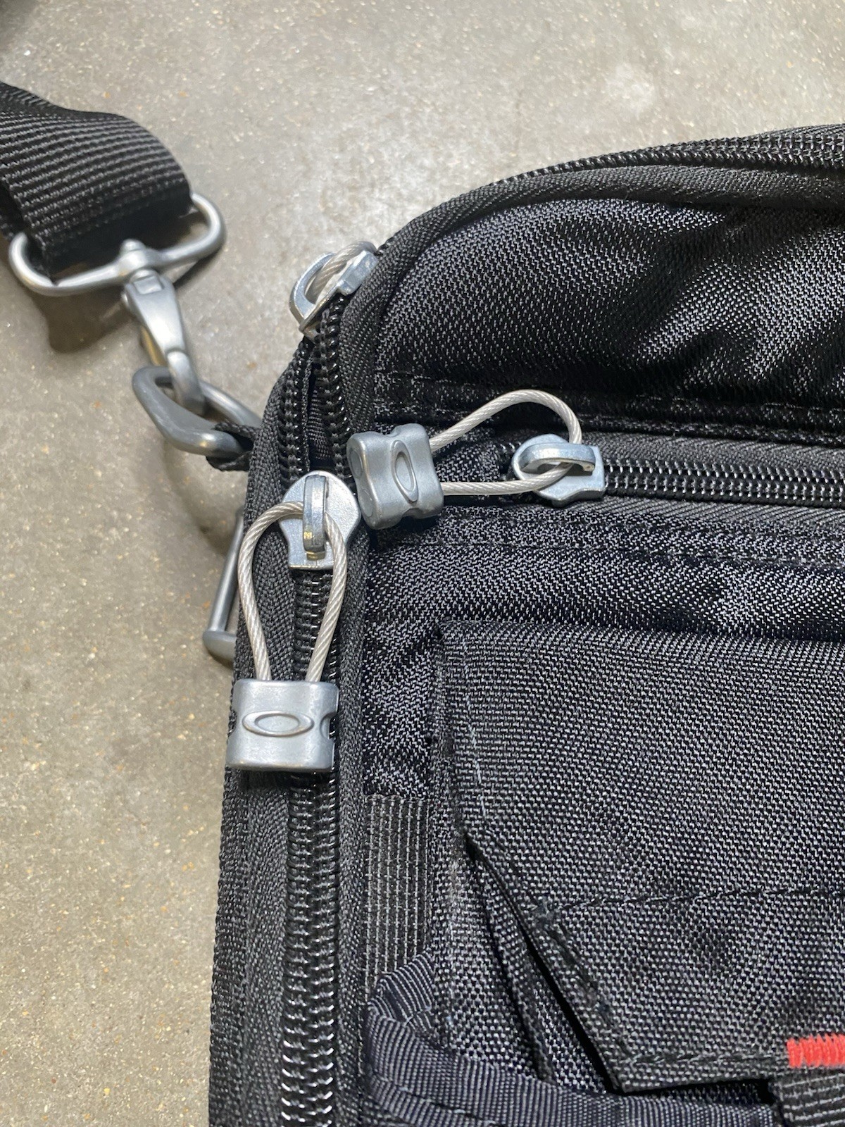 Rare Black Oakley Tactical Gear Crossbody Bag