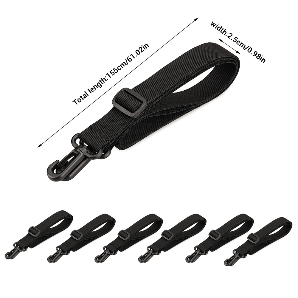 6 pcs 2.5cm Universal Tactical Bag Straps Nylon Shoulder Strap for Hunting Bag
