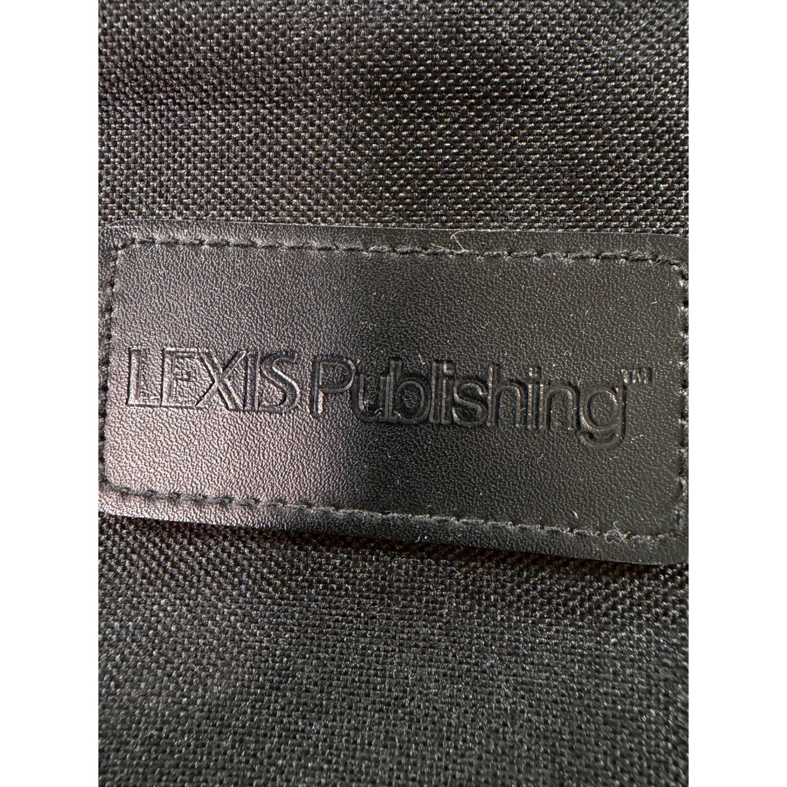 Leeds Lexis Publishing Black Canvas Messenger Computer Bag North West Zipper