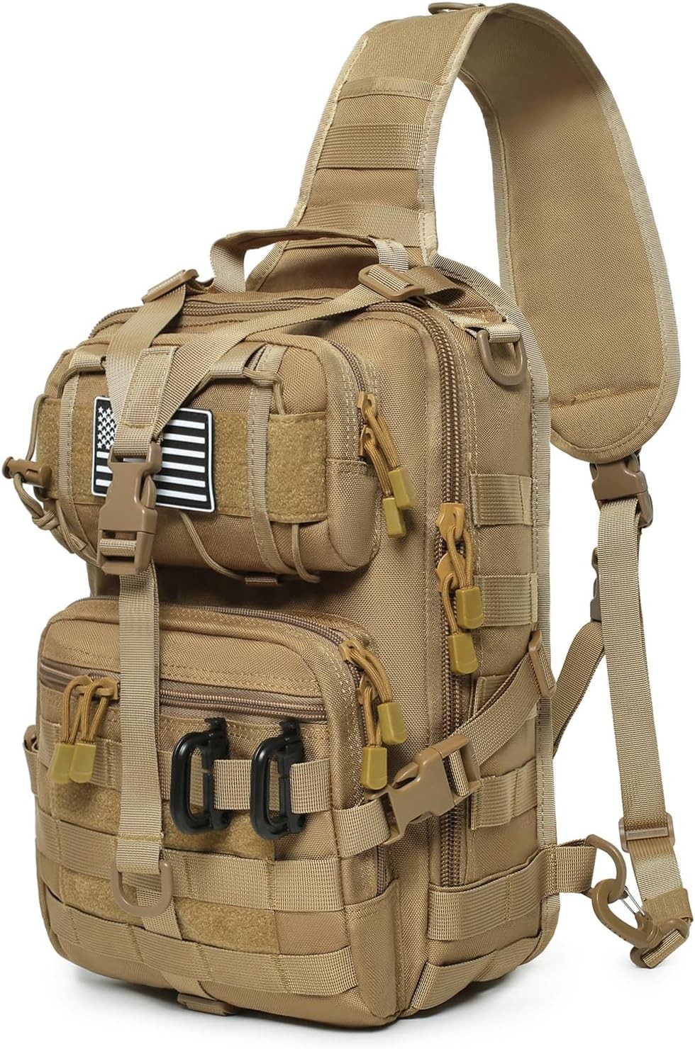 Tactical Sling Bag Backpack Military Rover Shoulder Sling Pack EDC Molle Assa…