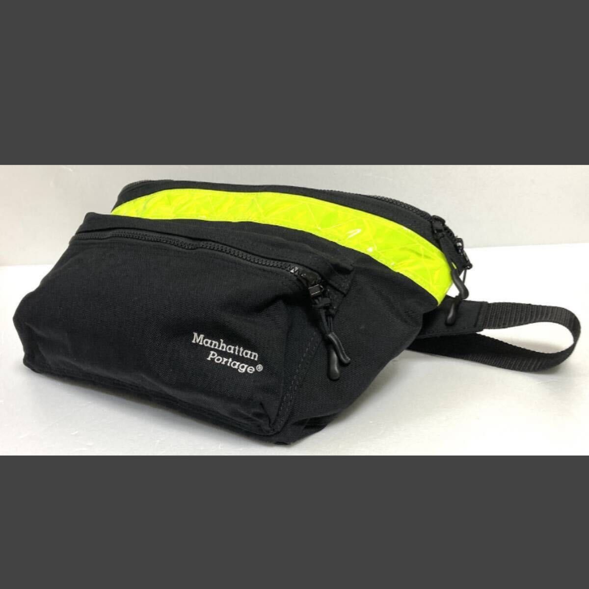 Manhattan Portage A2511267 Waist Bag Black Large Capacity Waist Pouch Body Bag