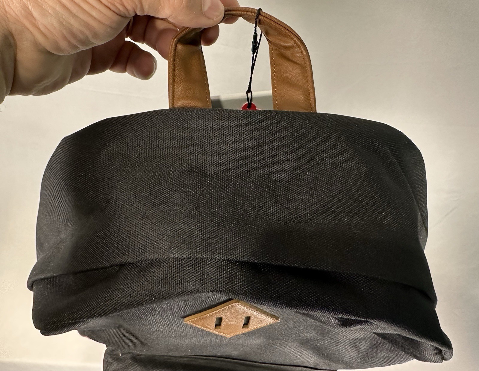 XL 30 L Herschel Heritage Backpack Black/Tan Synthetic Leather Classic