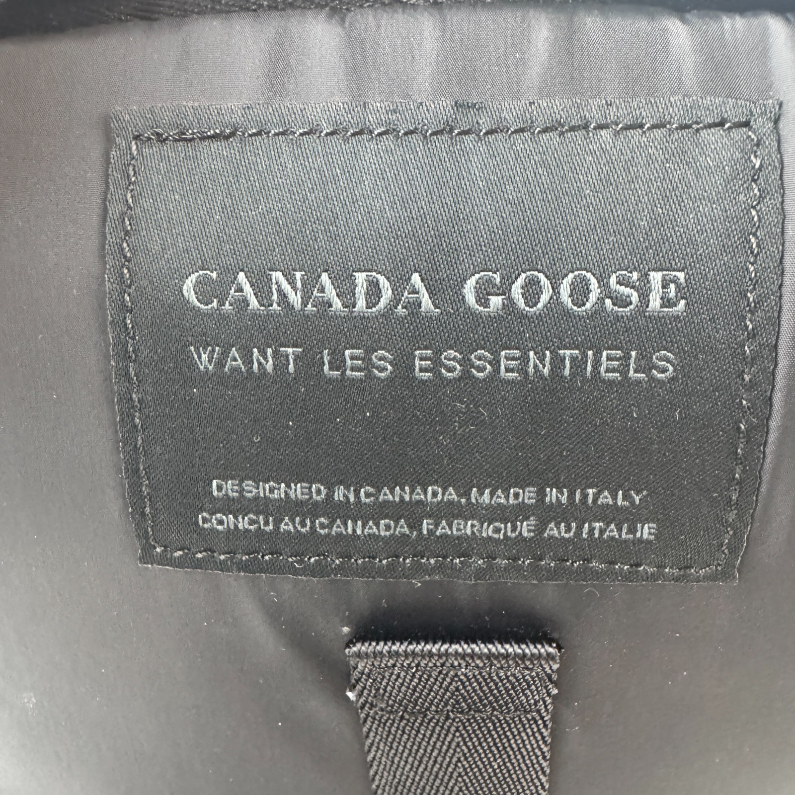 Authentic Canada Goose x Want Les Essentials E90 Black Backpack Rare Italy
