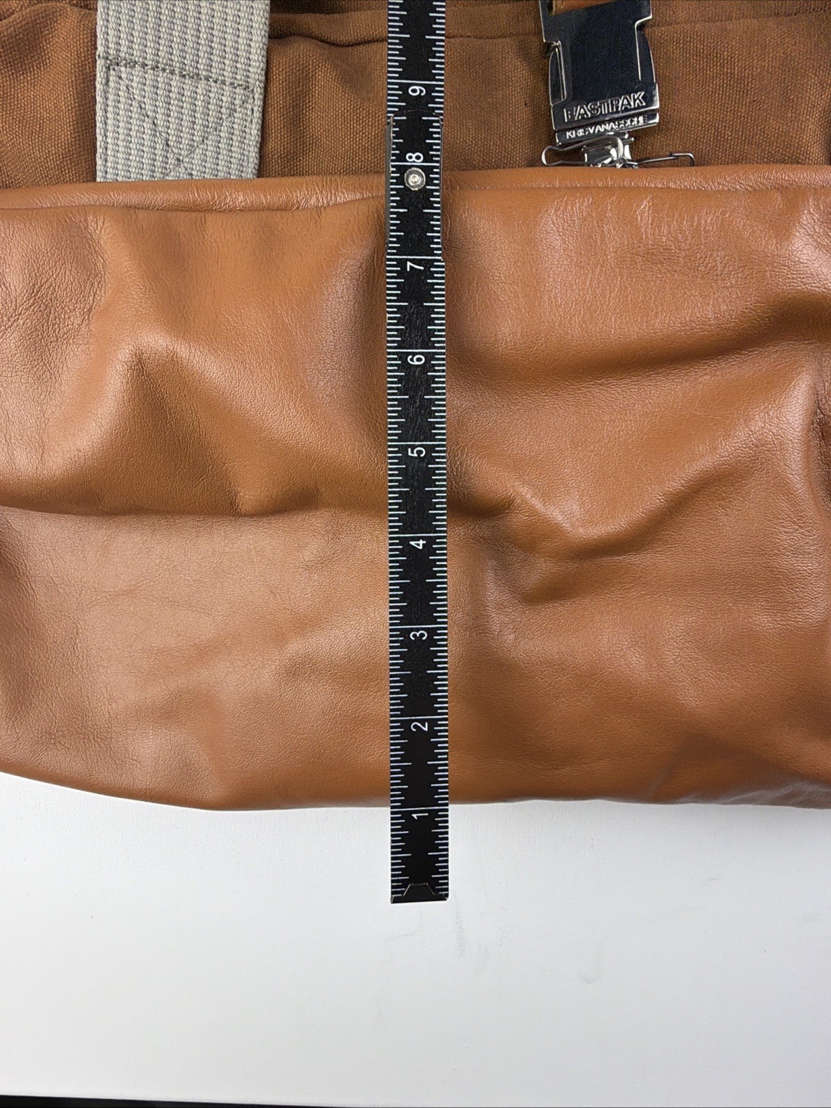 Vintage Kris Van Assche Canvas Leather Duffle / Bowling Bag Travel USA