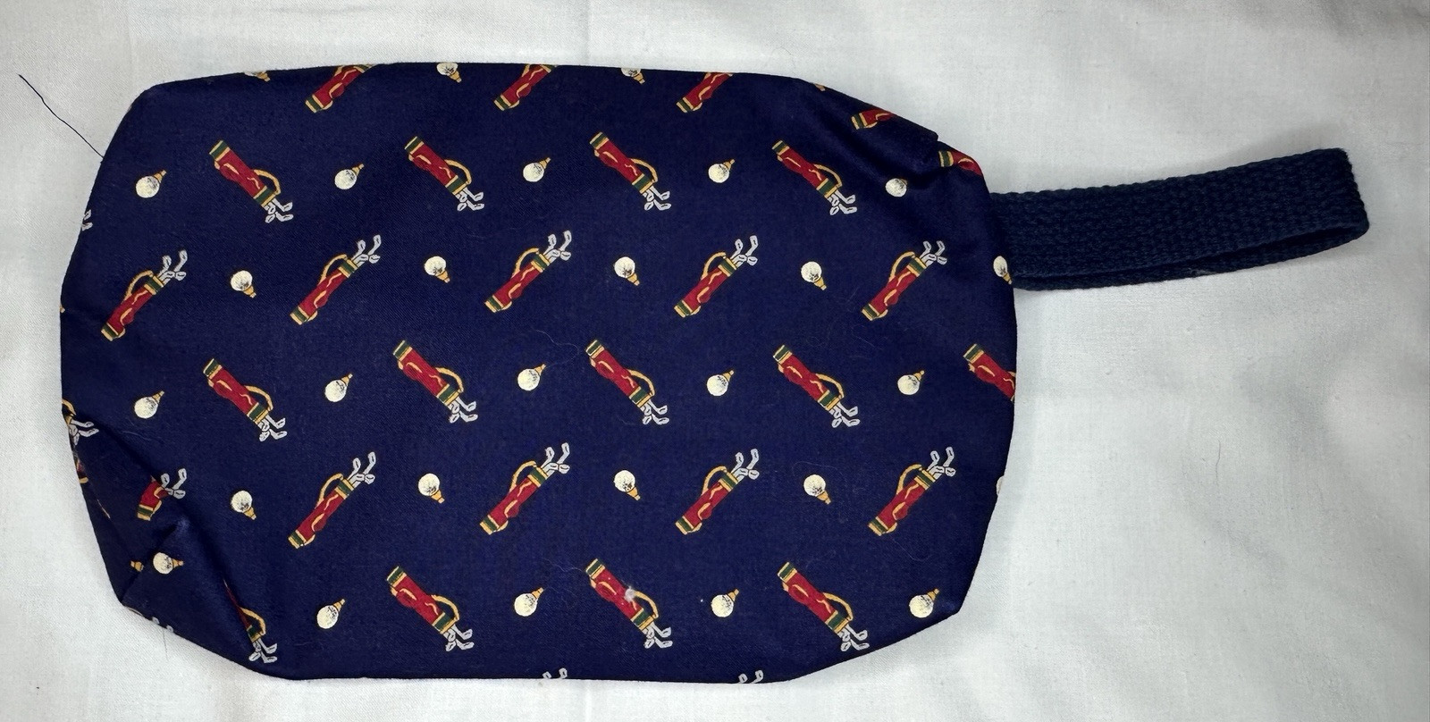 Vintage Golf – Quality Zipper Cloth Bag / Pouch / Organizer 9.5″ x 6.5″ USA
