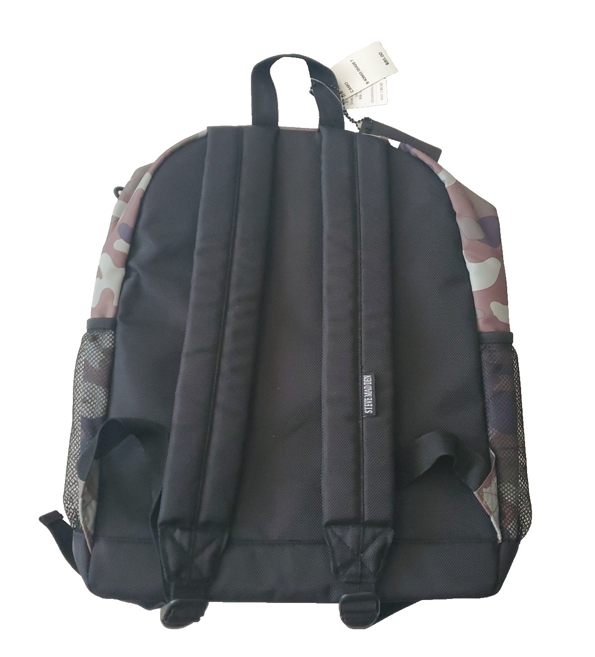Steve Madden Men’s Multi-Pocket Dome Backpack, Olive/Camo