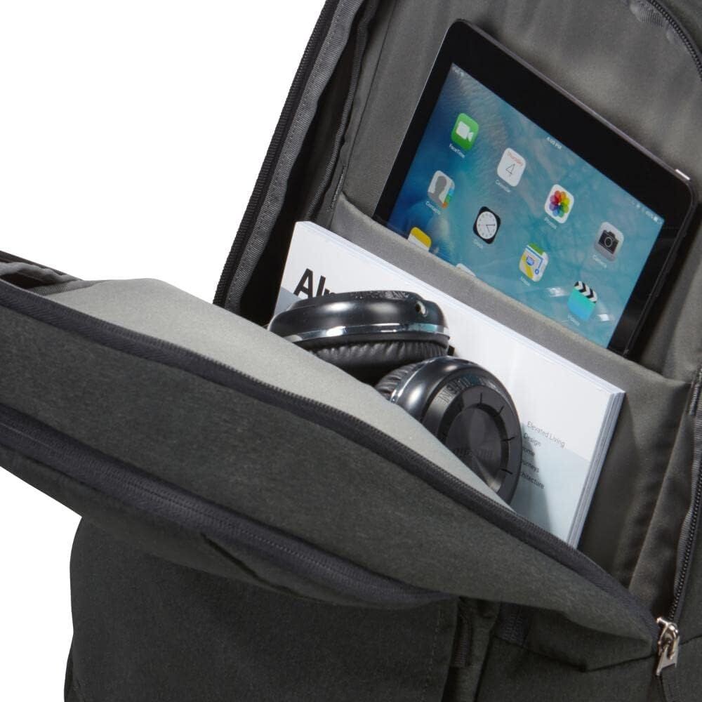 Case Logic Huxton Daypack Backpack Bag w/ Laptop Sleeve 15.6″ in Black