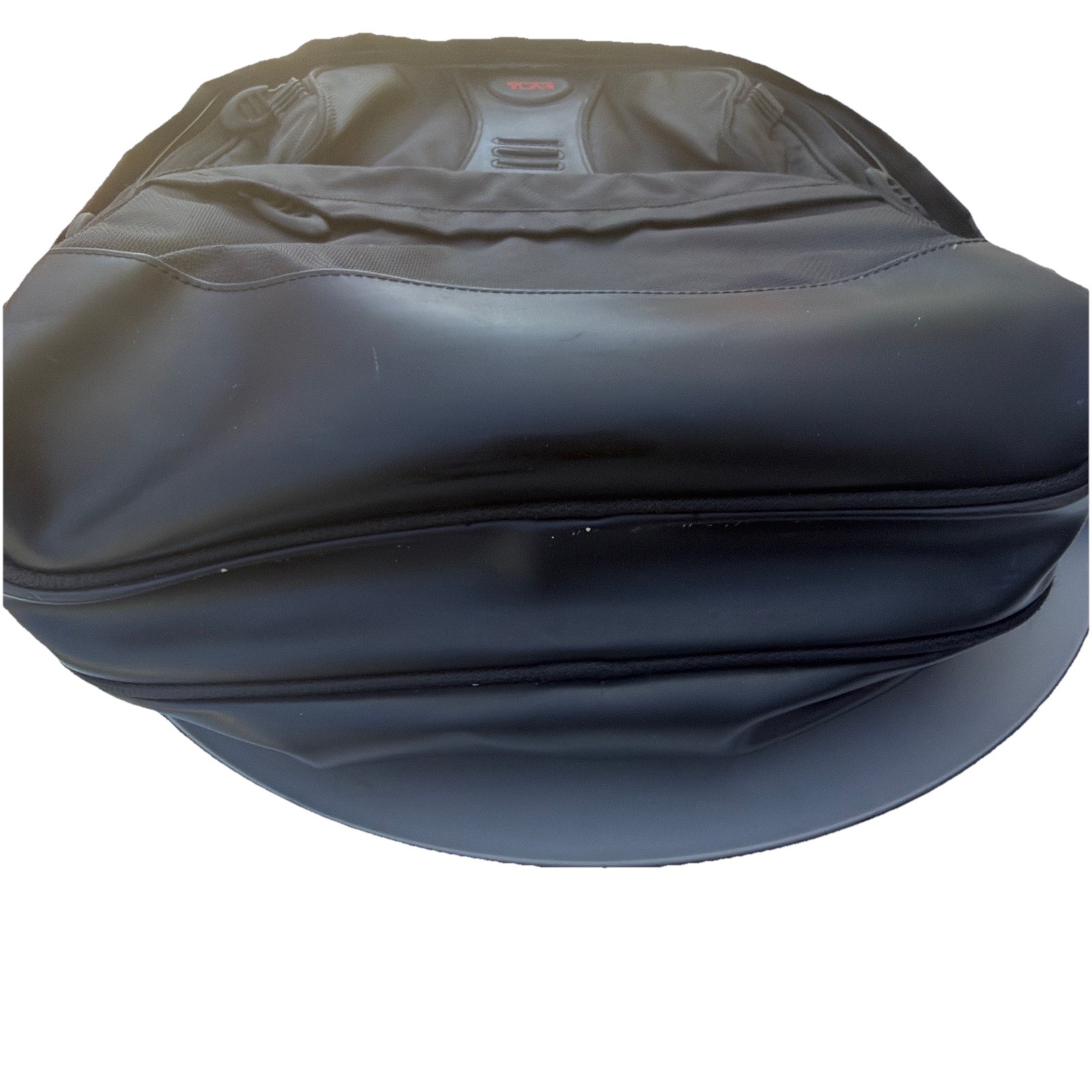 Tumi 541C Black Nylon Laptop Backpack Leather Cushion Rare 100% Authentic!!