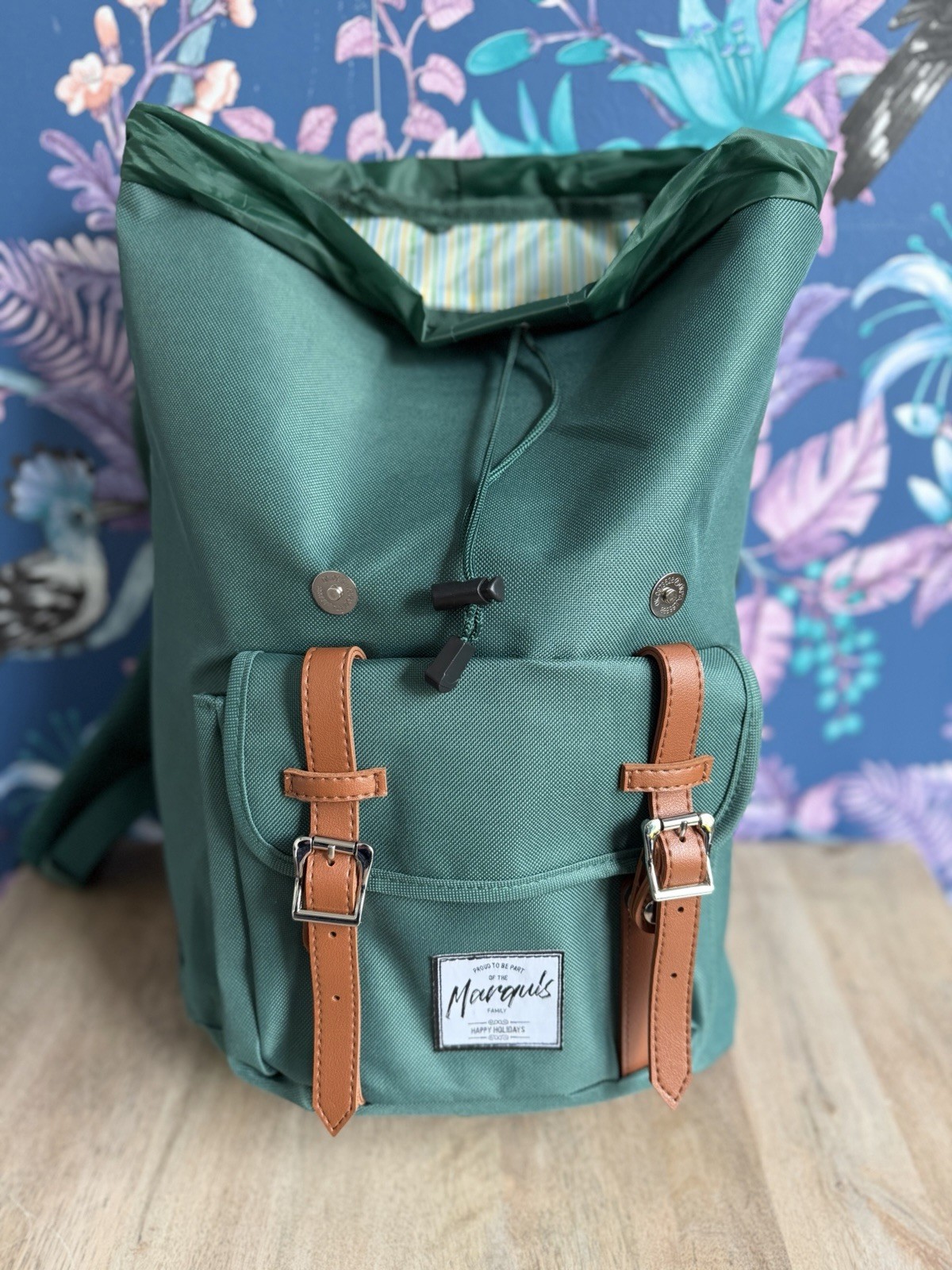 HERSCHEL LITTLE AMERICA BACKPACK Dark / Sea Green Brand New Marquis New No Tag