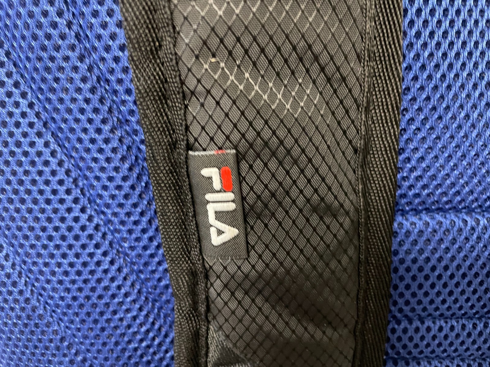 FILA Argus III Filatech Black Backpack Laptop School Bag Gym Reflectors