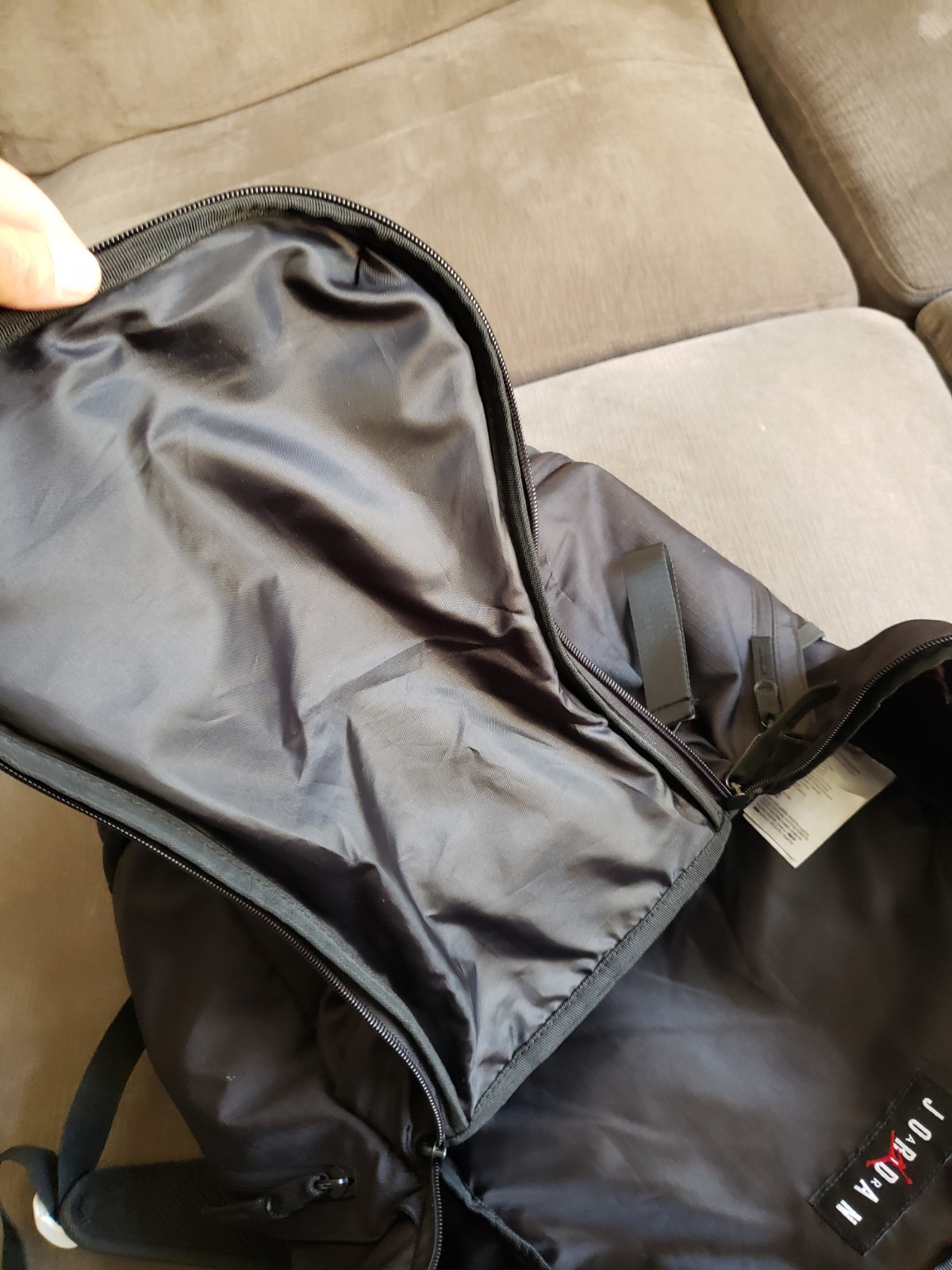 Air Jordan Velocity Black Backpack Basketball Football School – GREAT CONDITION!
