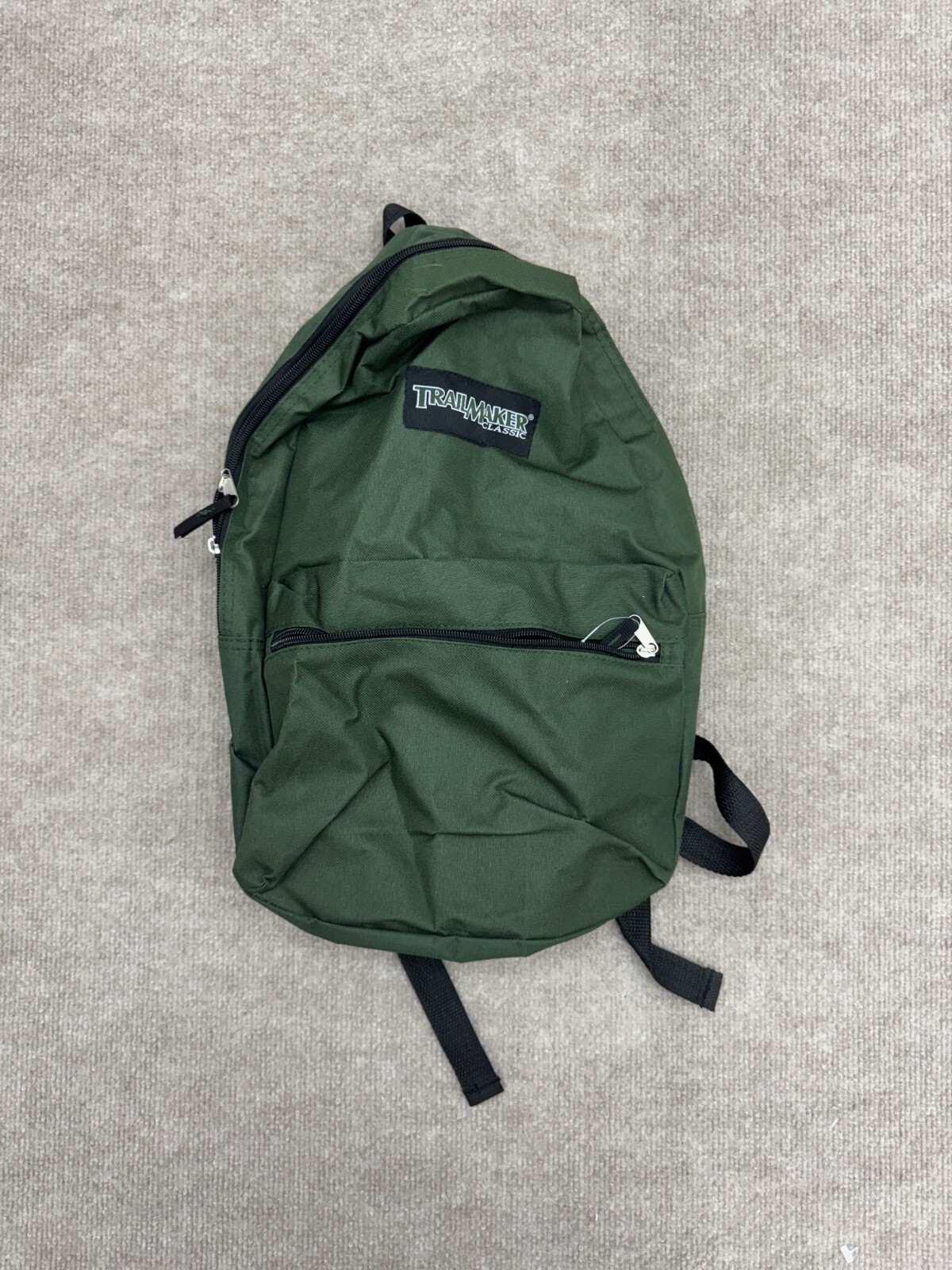 Trailmaker Classic Green 2 Pocket Backpack Unisex One Size