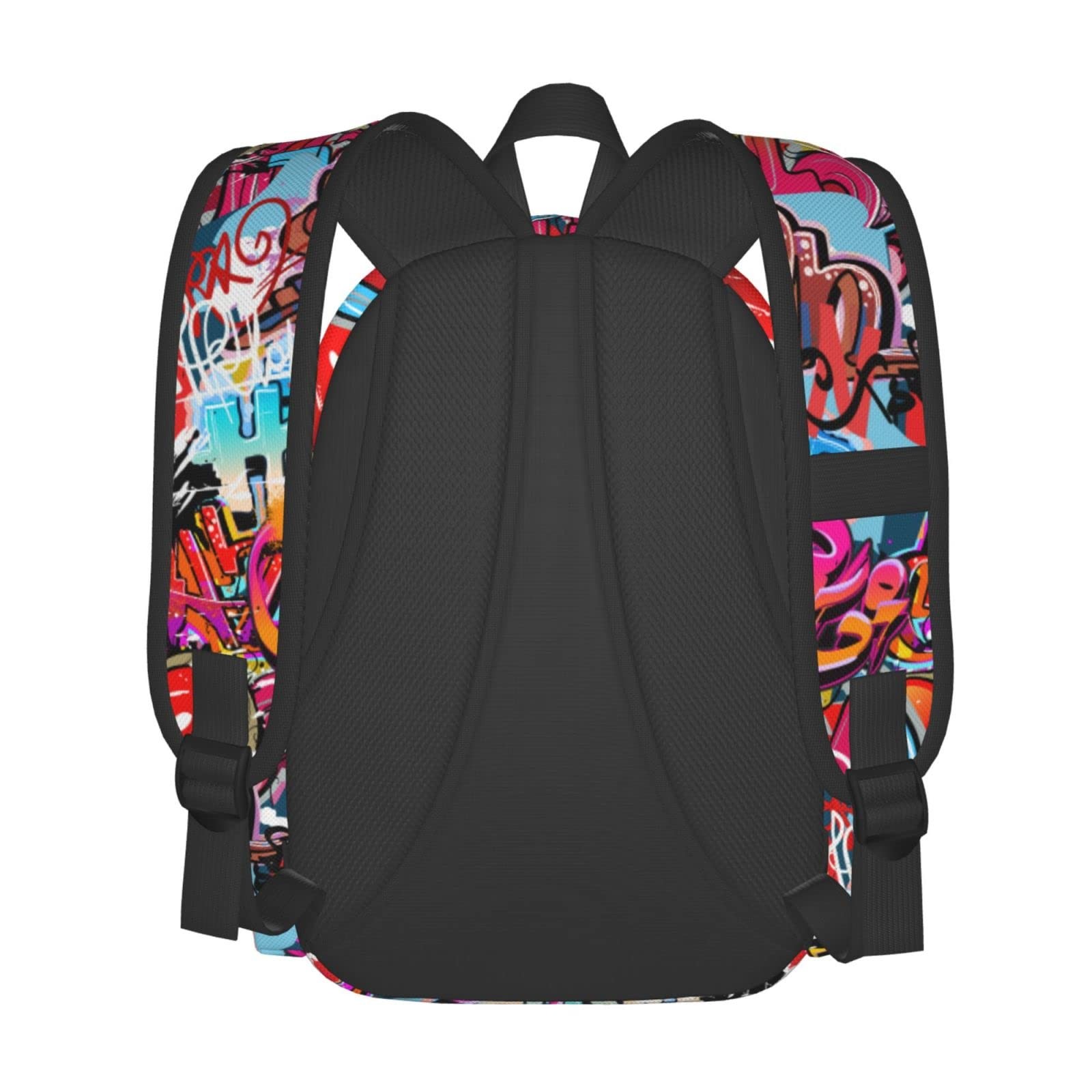 Daily Backpack Graffiti Wall, Hip Hop Art Backpacks Travel Laptop Daypack 17 …