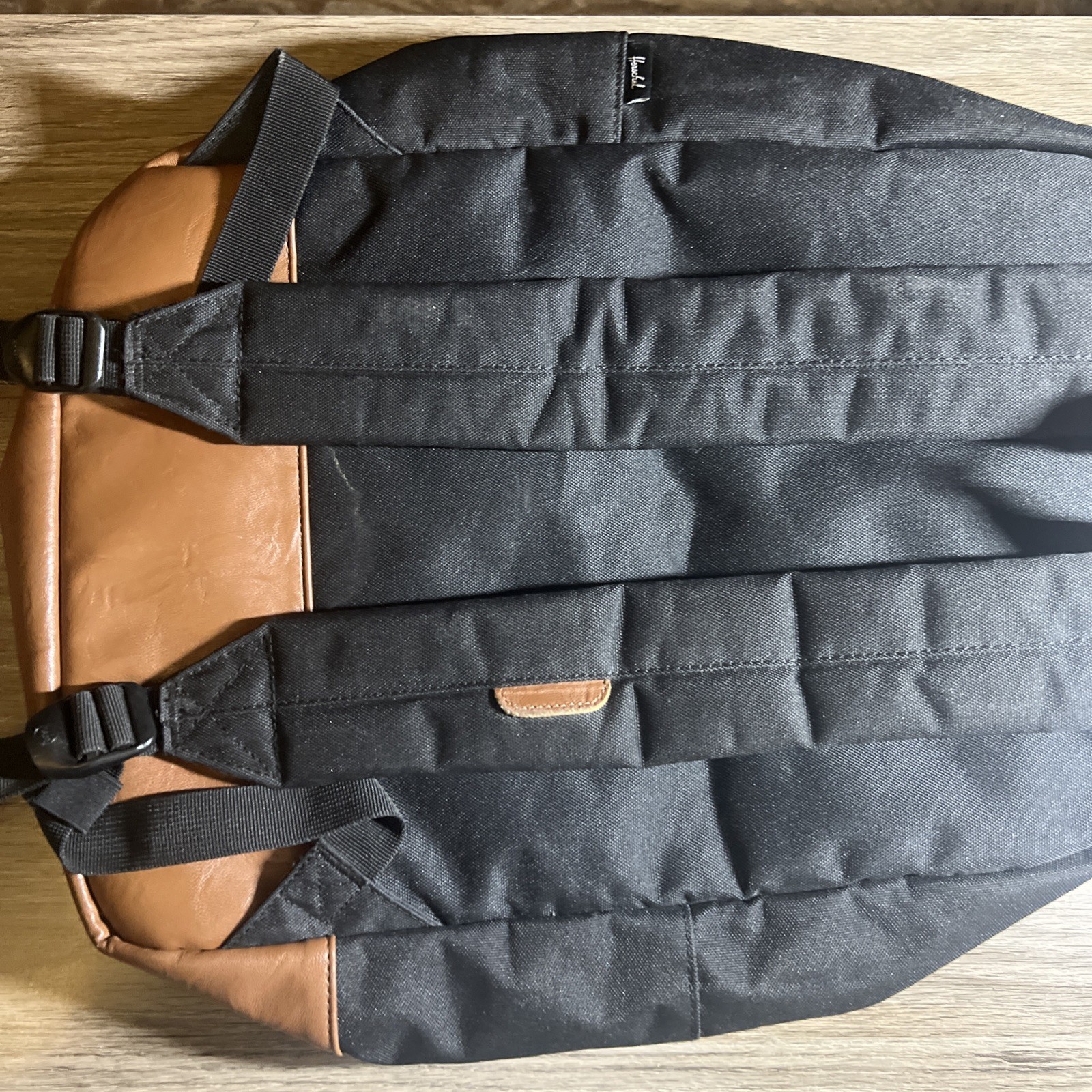 Herschel Heritage Backpack Synthetic Leather Black/Tan One Size