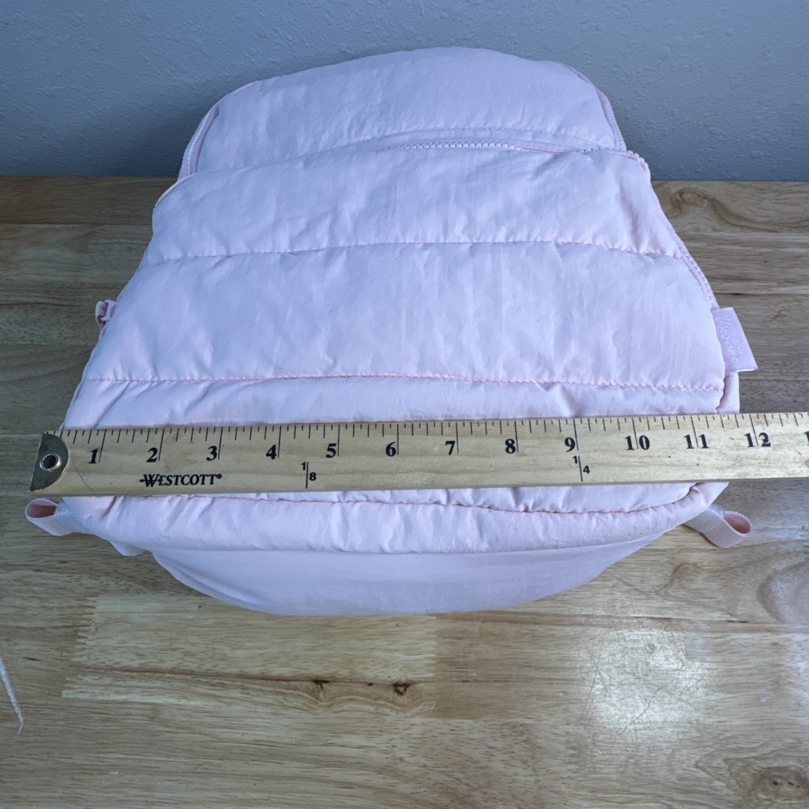 Uselike Quilted Puffer Backpack Pink Laptop Travel School Bookbag Bag
