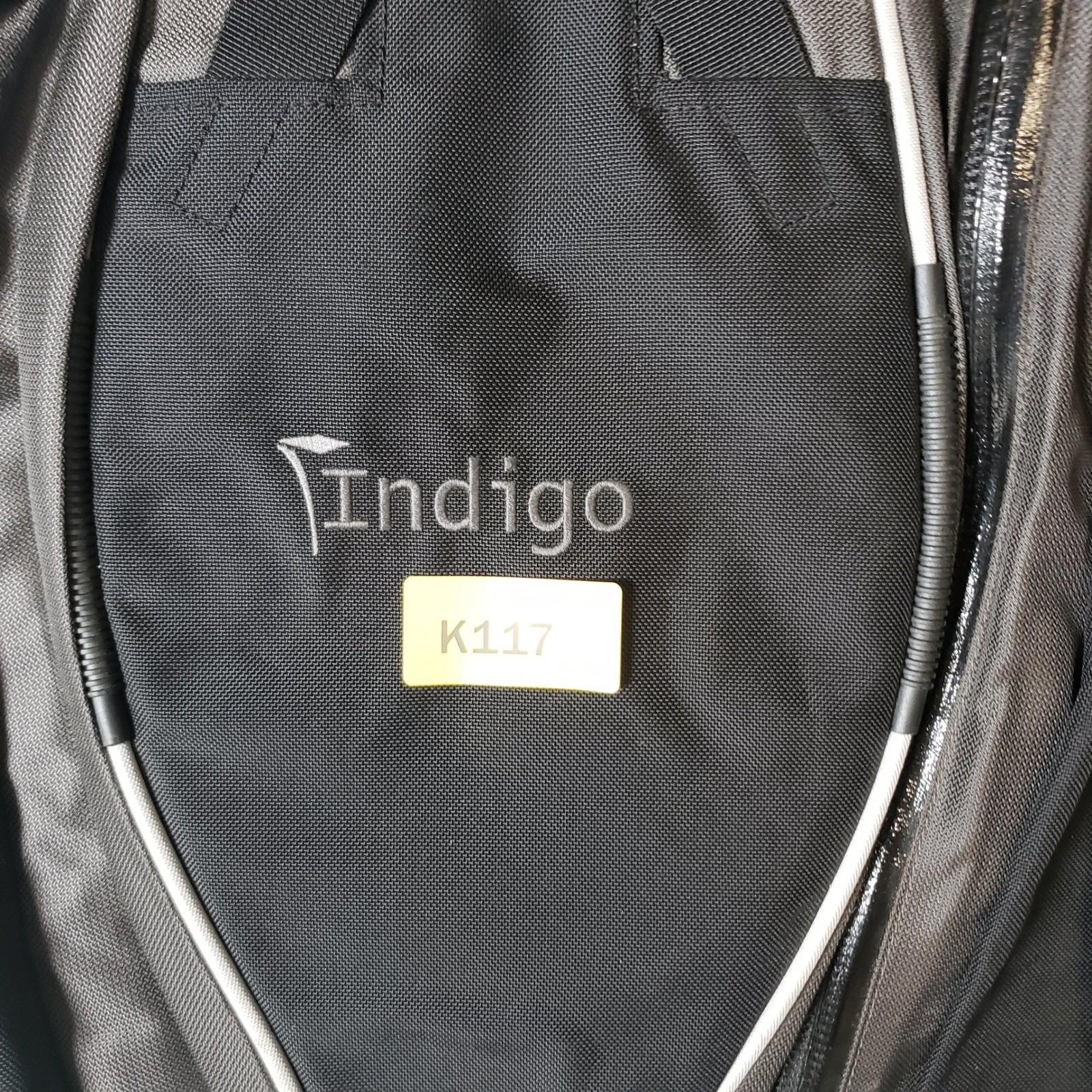 Indigo Casual Backpack Black Office School Laptop Holder Everyday Travel Commute