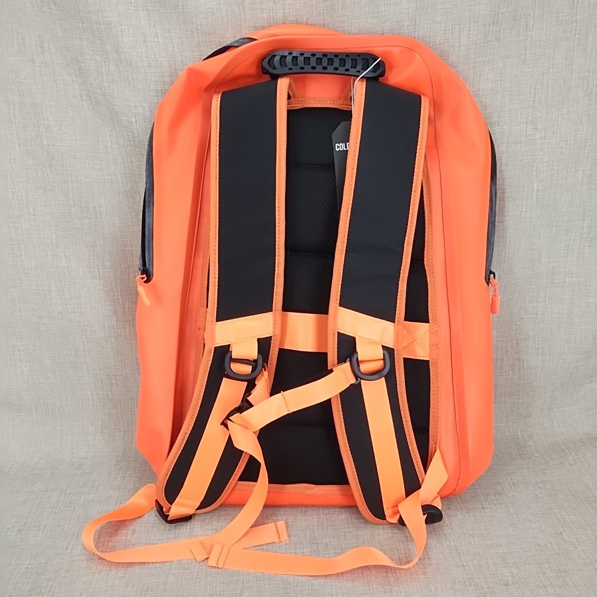 Cold Jack Athletic Backpack Orange Water Resistant Holds 14” Laptop NEW READ