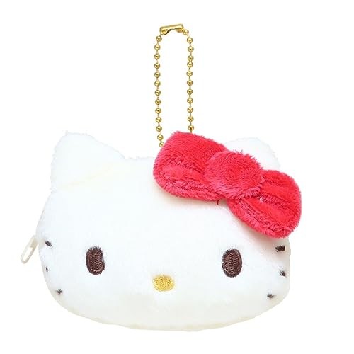 K Company Hello Kitty 70s Series Coin Purse Red H80 x W100 x D40mm KT70-KZ-RD