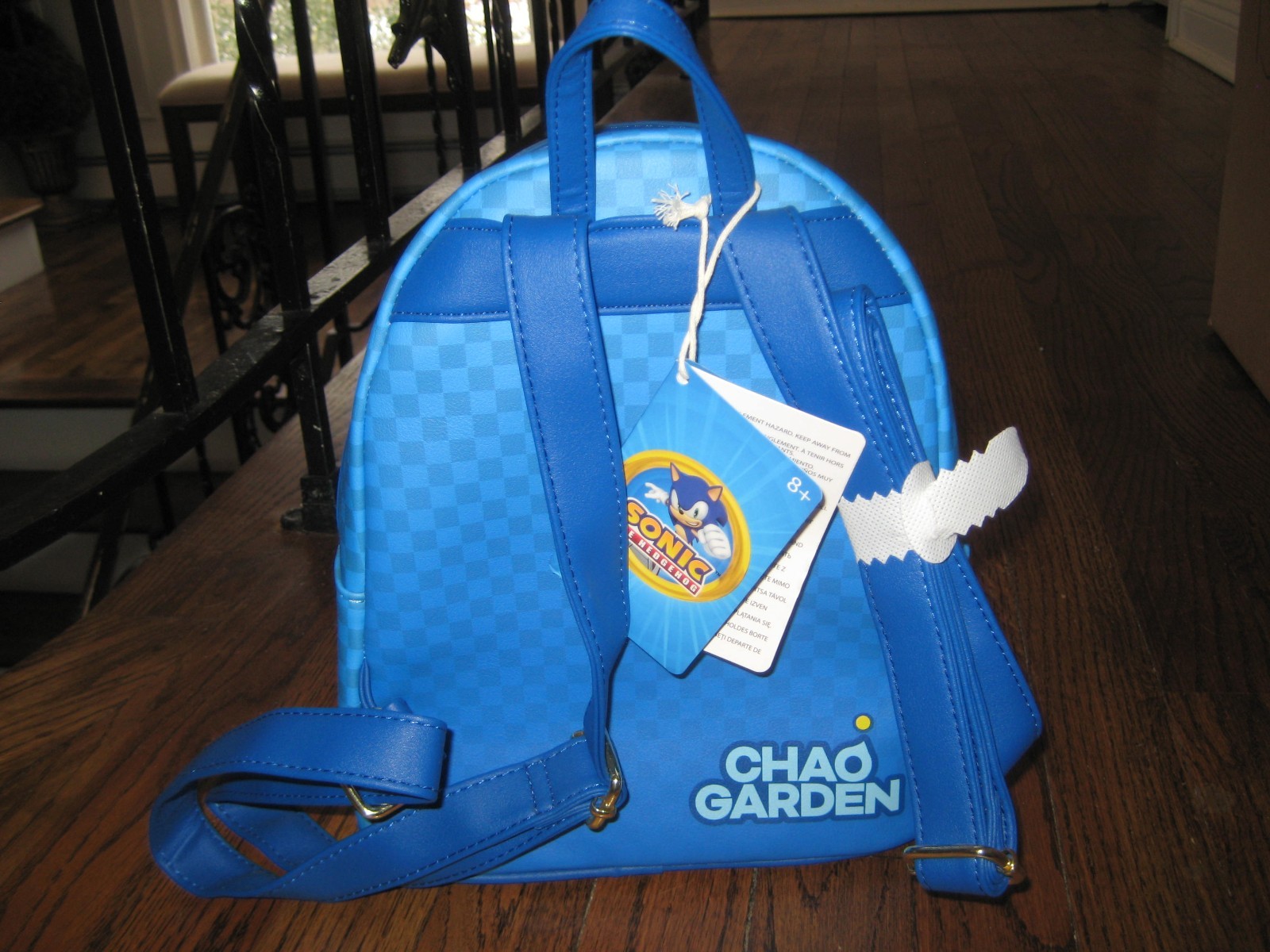 Loungefly Sonic the Hedgehog Chaos Garden Mini Backpack + Lenticular Zip Around